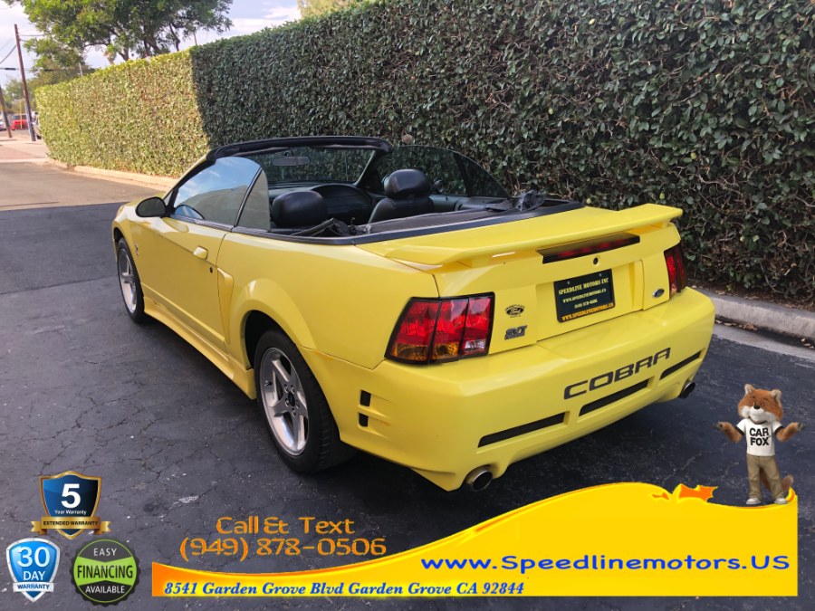 Used Ford Mustang 2dr Convertible SVT Cobra 2001 | Speedline Motors. Garden Grove, California Used Ford Mustang 2dr Convertible SVT Cobra 2001 | Speedline Motors. Garden Grove, California