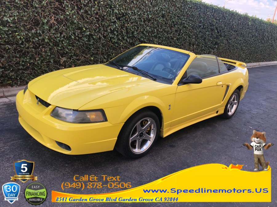 Used Ford Mustang 2dr Convertible SVT Cobra 2001 | Speedline Motors. Garden Grove, California Used Ford Mustang 2dr Convertible SVT Cobra 2001 | Speedline Motors. Garden Grove, California