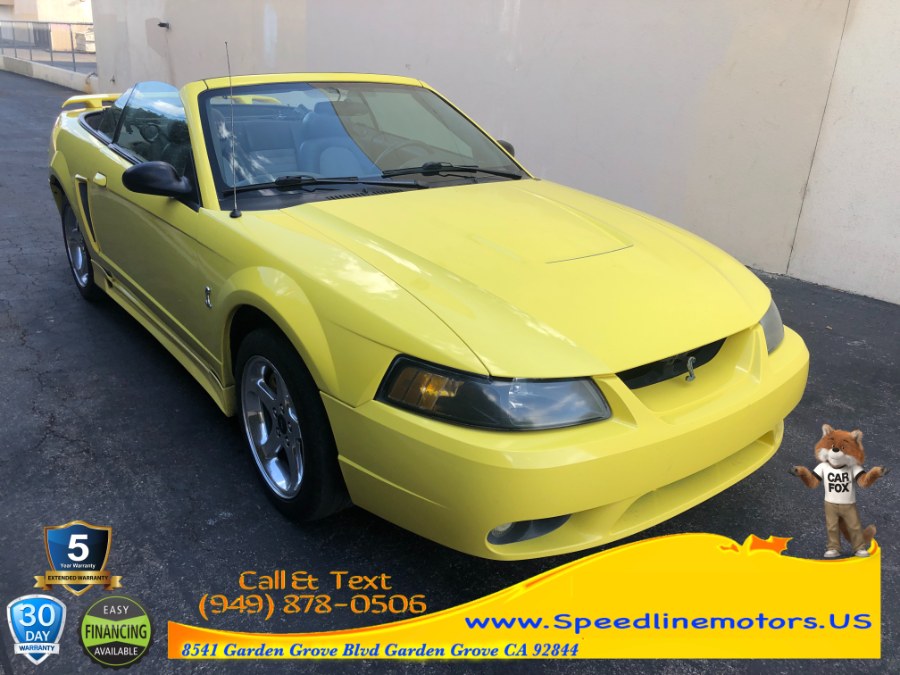 Used Ford Mustang 2dr Convertible SVT Cobra 2001 | Speedline Motors. Garden Grove, California Used Ford Mustang 2dr Convertible SVT Cobra 2001 | Speedline Motors. Garden Grove, California