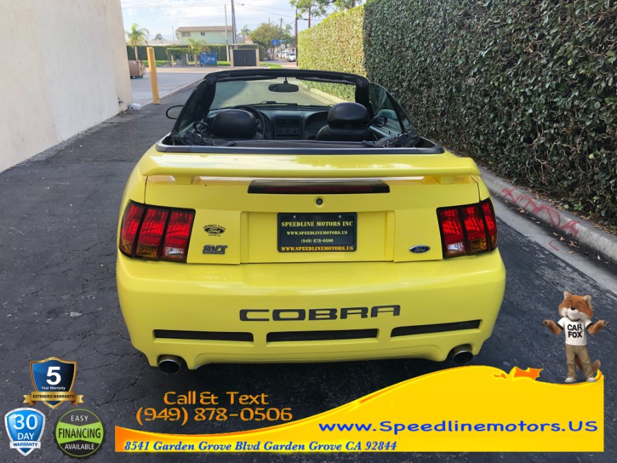 Used Ford Mustang 2dr Convertible SVT Cobra 2001 | Speedline Motors. Garden Grove, California Used Ford Mustang 2dr Convertible SVT Cobra 2001 | Speedline Motors. Garden Grove, California