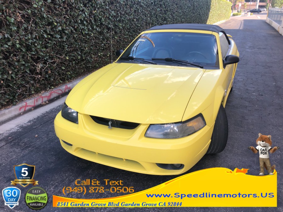 Used Ford Mustang 2dr Convertible SVT Cobra 2001 | Speedline Motors. Garden Grove, California Used Ford Mustang 2dr Convertible SVT Cobra 2001 | Speedline Motors. Garden Grove, California