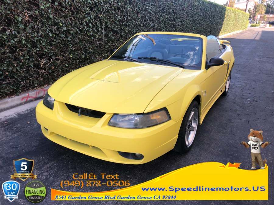 Used Ford Mustang 2dr Convertible SVT Cobra 2001 | Speedline Motors. Garden Grove, California Used Ford Mustang 2dr Convertible SVT Cobra 2001 | Speedline Motors. Garden Grove, California