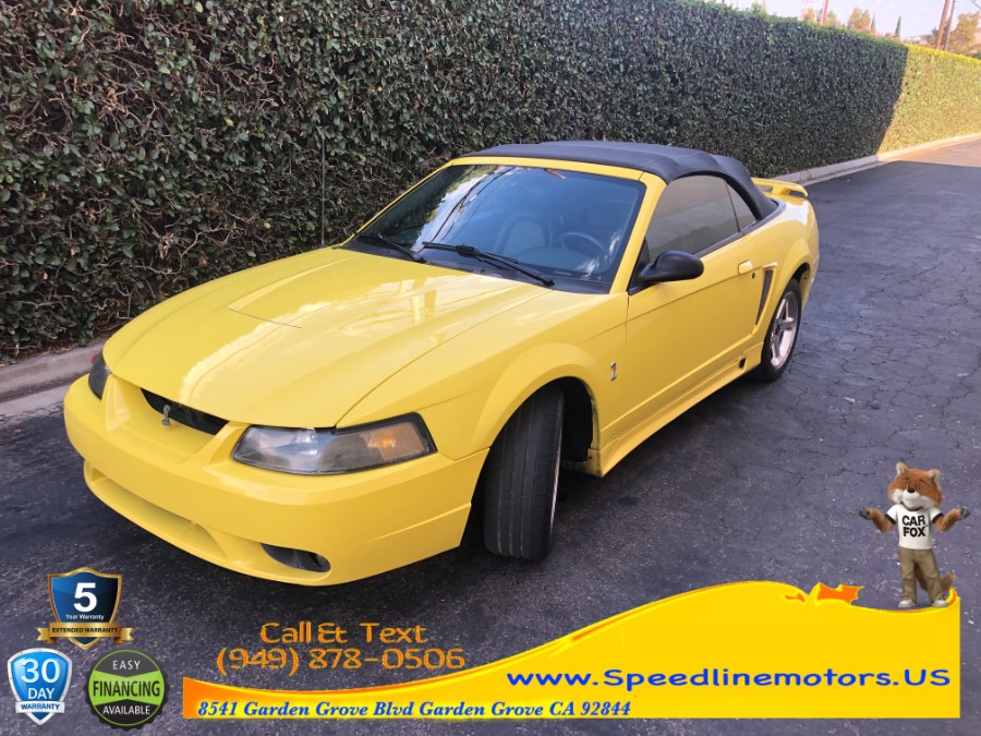 Used Ford Mustang 2dr Convertible SVT Cobra 2001 | Speedline Motors. Garden Grove, California Used Ford Mustang 2dr Convertible SVT Cobra 2001 | Speedline Motors. Garden Grove, California
