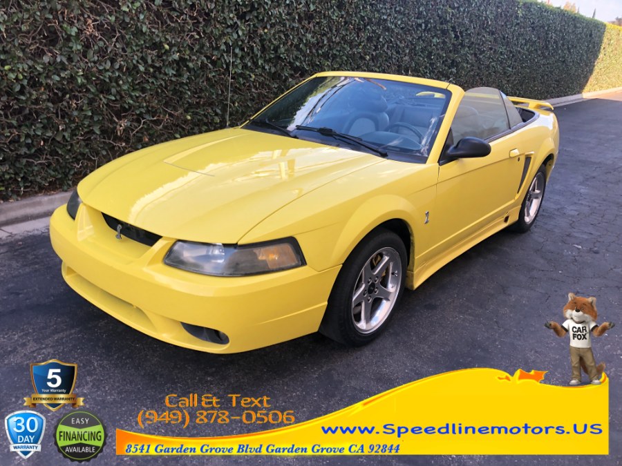 Used Ford Mustang 2dr Convertible SVT Cobra 2001 | Speedline Motors. Garden Grove, California Used Ford Mustang 2dr Convertible SVT Cobra 2001 | Speedline Motors. Garden Grove, California