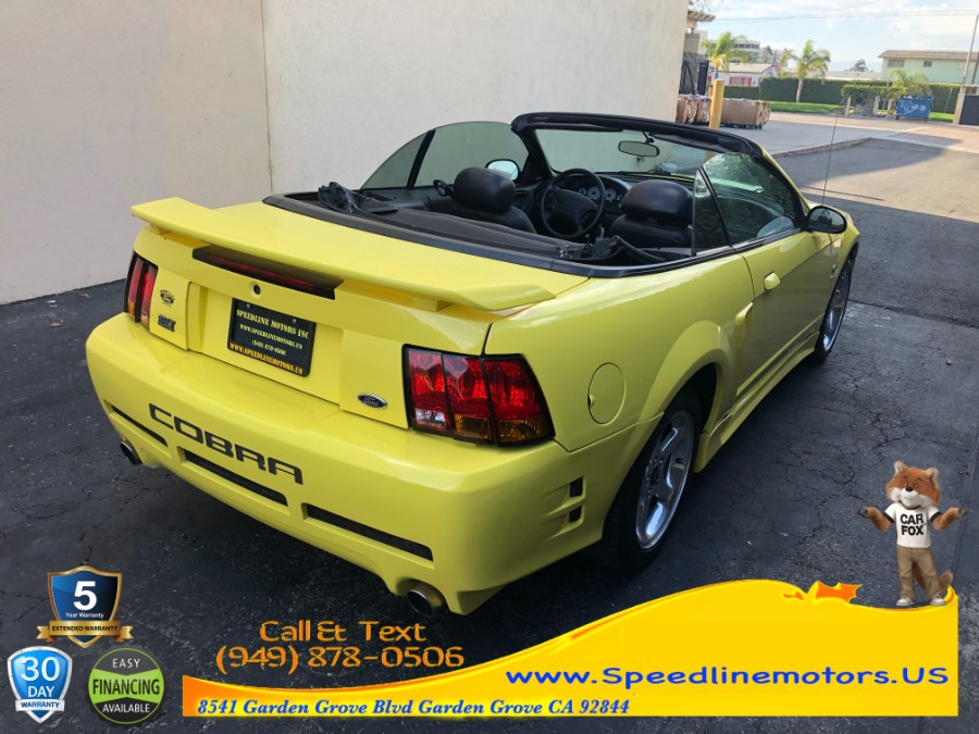 Used Ford Mustang 2dr Convertible SVT Cobra 2001 | Speedline Motors. Garden Grove, California Used Ford Mustang 2dr Convertible SVT Cobra 2001 | Speedline Motors. Garden Grove, California