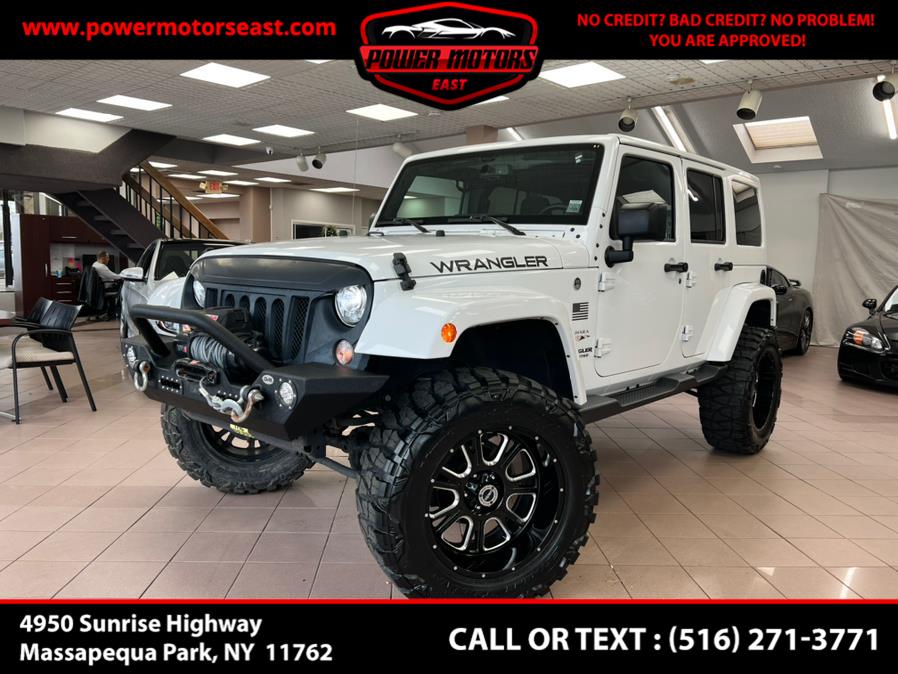 2017 Jeep Wrangler Unlimited Sahara 4x4, available for sale in Massapequa Park, New York | Power Motors East. Massapequa Park, New York
