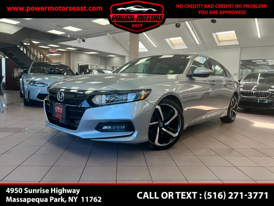 2019 Honda Accord Sedan Sport 1.5T CVT, available for sale in Massapequa Park, New York | Power Motors East. Massapequa Park, New York 2019 Honda Accord Sedan Sport 1.5T CVT, available for sale in Massapequa Park, New York | Power Motors East. Massapequa Park, New York