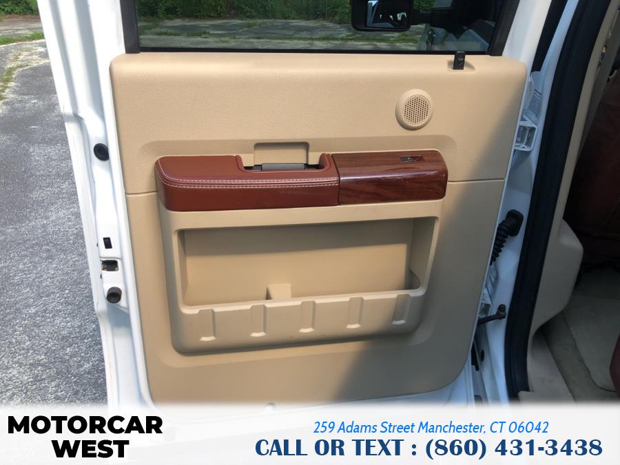 2009 Ford Super Duty F-350 DRW 4WD Crew Cab 172" King Ranch, available for sale in Manchester, Connecticut | Motorcar West. Manchester, Connecticut 2009 Ford Super Duty F-350 DRW 4WD Crew Cab 172" King Ranch, available for sale in Manchester, Connecticut | Motorcar West. Manchester, Connecticut