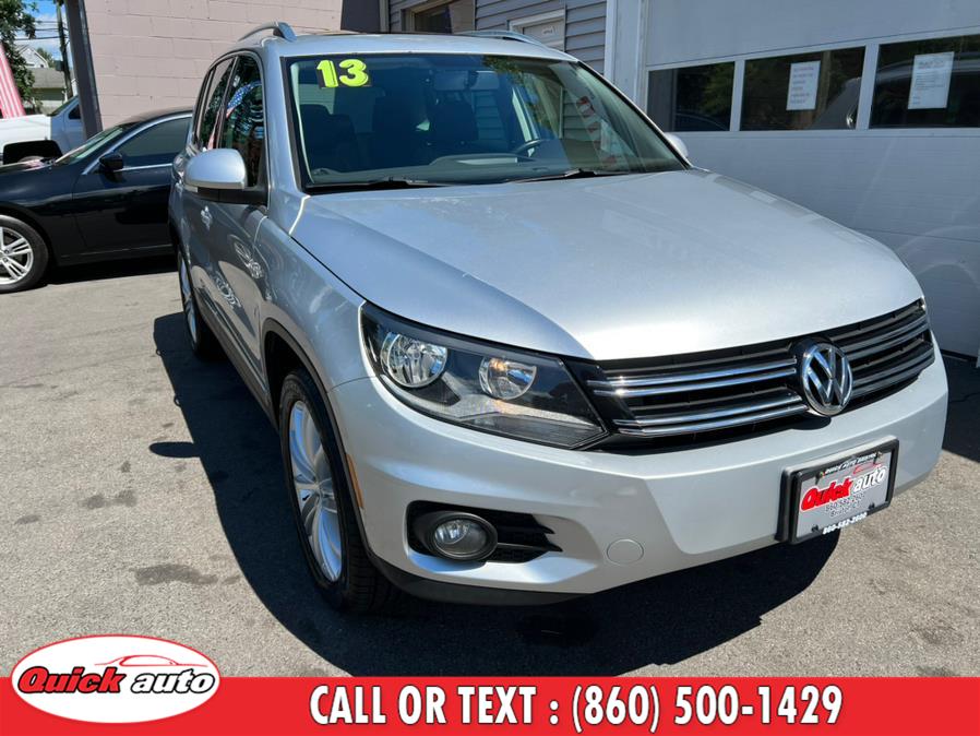 2013 Volkswagen Tiguan 4WD 4dr Auto SE w/Sunroof & Nav *Ltd Avail*, available for sale in Bristol, Connecticut | Quick Auto LLC. Bristol, Connecticut