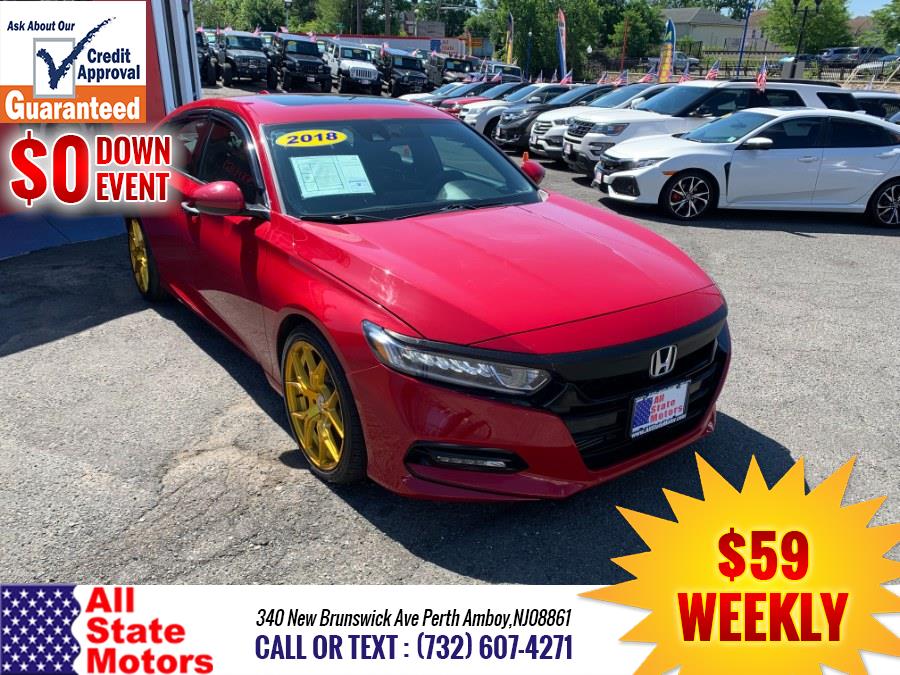 2018 Honda Accord Sedan Sport 2.0T Auto, available for sale in Perth Amboy, New Jersey | All State Motor Inc. Perth Amboy, New Jersey 2018 Honda Accord Sedan Sport 2.0T Auto, available for sale in Perth Amboy, New Jersey | All State Motor Inc. Perth Amboy, New Jersey