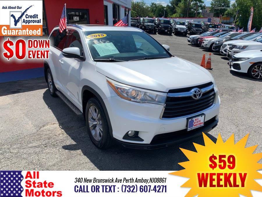 2015 Toyota Highlander AWD 4dr V6 XLE (Natl), available for sale in Perth Amboy, New Jersey | All State Motor Inc. Perth Amboy, New Jersey 2015 Toyota Highlander AWD 4dr V6 XLE (Natl), available for sale in Perth Amboy, New Jersey | All State Motor Inc. Perth Amboy, New Jersey