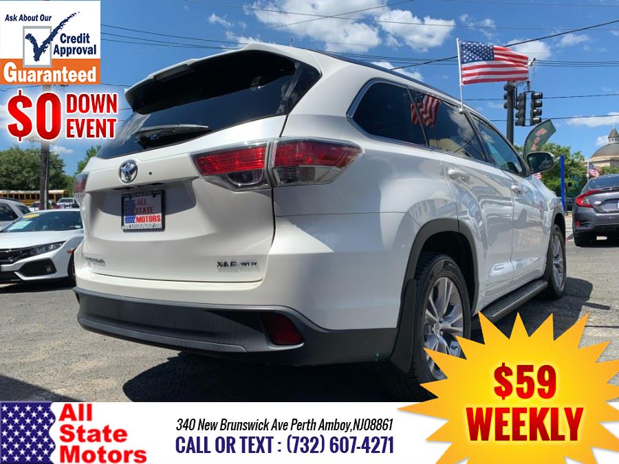 2015 Toyota Highlander AWD 4dr V6 XLE (Natl), available for sale in Perth Amboy, New Jersey | All State Motor Inc. Perth Amboy, New Jersey 2015 Toyota Highlander AWD 4dr V6 XLE (Natl), available for sale in Perth Amboy, New Jersey | All State Motor Inc. Perth Amboy, New Jersey