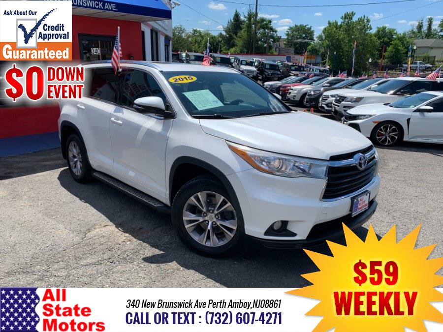 2015 Toyota Highlander AWD 4dr V6 XLE (Natl), available for sale in Perth Amboy, New Jersey | All State Motor Inc. Perth Amboy, New Jersey 2015 Toyota Highlander AWD 4dr V6 XLE (Natl), available for sale in Perth Amboy, New Jersey | All State Motor Inc. Perth Amboy, New Jersey