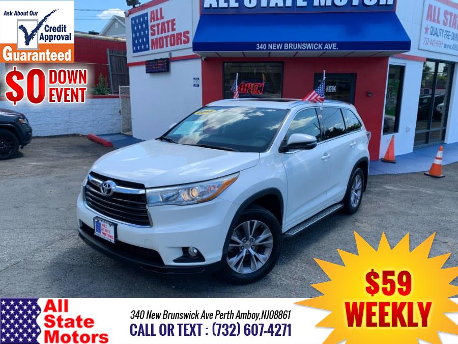 2015 Toyota Highlander AWD 4dr V6 XLE (Natl), available for sale in Perth Amboy, New Jersey | All State Motor Inc. Perth Amboy, New Jersey 2015 Toyota Highlander AWD 4dr V6 XLE (Natl), available for sale in Perth Amboy, New Jersey | All State Motor Inc. Perth Amboy, New Jersey