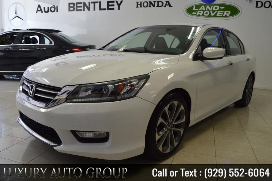 2015 Honda Accord Sedan 4dr I4 CVT Sport, available for sale in Bronx, New York | Luxury Auto Group. Bronx, New York 2015 Honda Accord Sedan 4dr I4 CVT Sport, available for sale in Bronx, New York | Luxury Auto Group. Bronx, New York