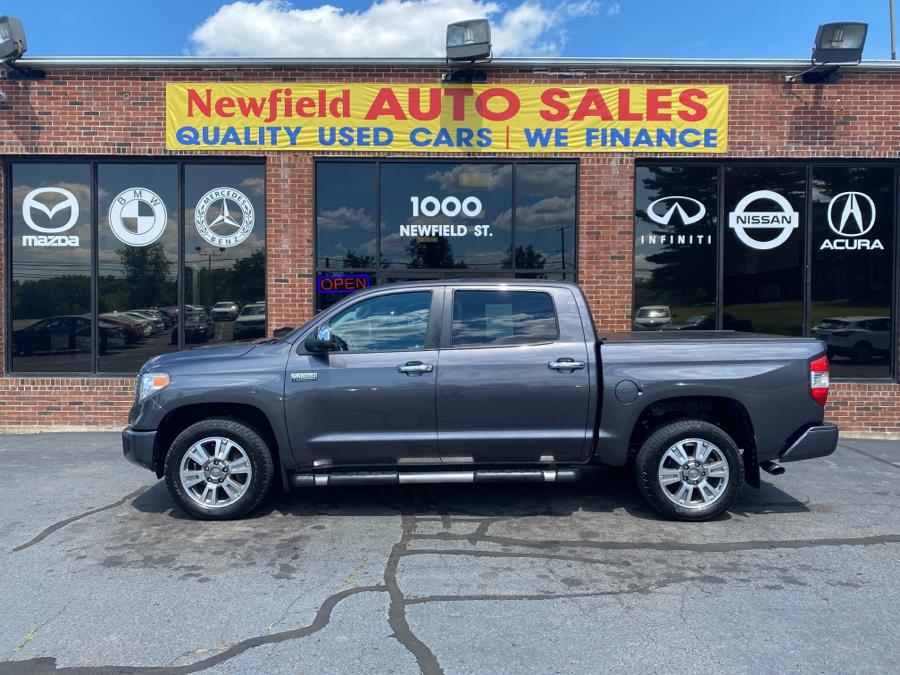 Used Toyota Tundra 4WD Truck CrewMax 5.7L V8 6-Spd AT Platinum (Natl) 2016 | Newfield Auto Sales. Middletown, Connecticut Used Toyota Tundra 4WD Truck CrewMax 5.7L V8 6-Spd AT Platinum (Natl) 2016 | Newfield Auto Sales. Middletown, Connecticut