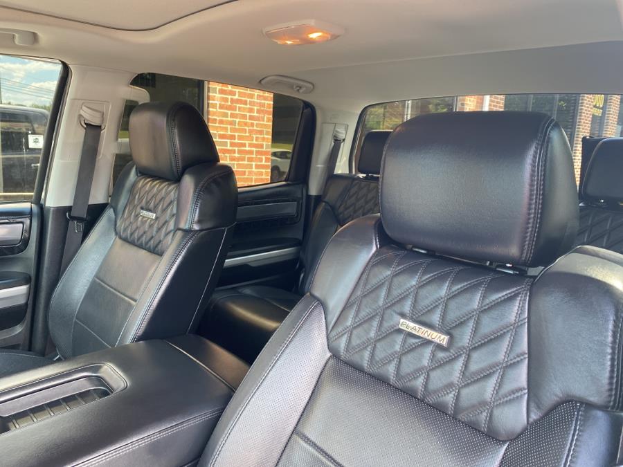 Used Toyota Tundra 4WD Truck CrewMax 5.7L V8 6-Spd AT Platinum (Natl) 2016 | Newfield Auto Sales. Middletown, Connecticut Used Toyota Tundra 4WD Truck CrewMax 5.7L V8 6-Spd AT Platinum (Natl) 2016 | Newfield Auto Sales. Middletown, Connecticut