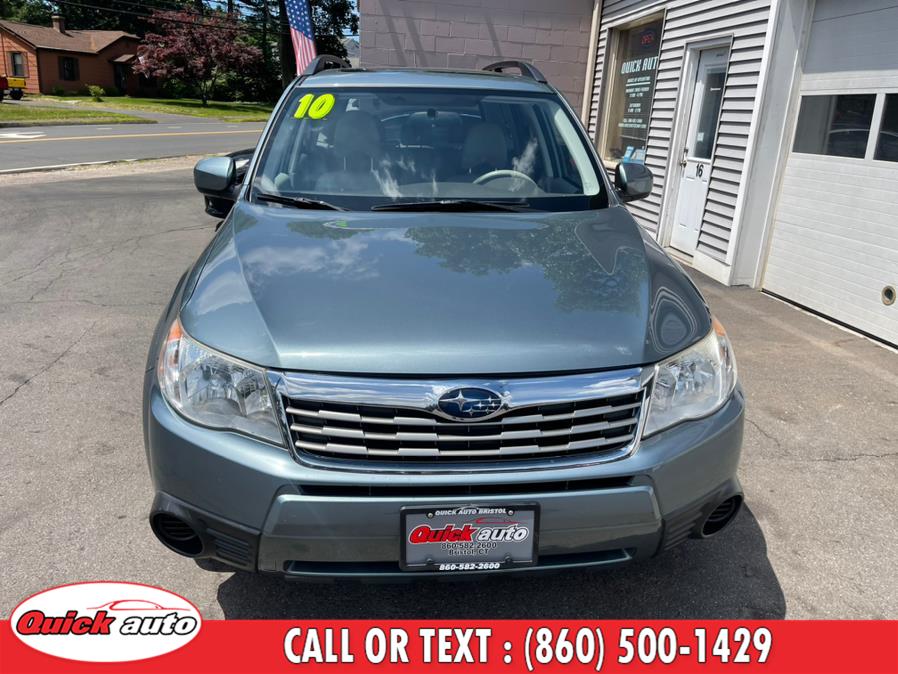 2010 Subaru Forester 4dr Auto 2.5X Premium w/All-Weather Pkg, available for sale in Bristol, Connecticut | Quick Auto LLC. Bristol, Connecticut 2010 Subaru Forester 4dr Auto 2.5X Premium w/All-Weather Pkg, available for sale in Bristol, Connecticut | Quick Auto LLC. Bristol, Connecticut