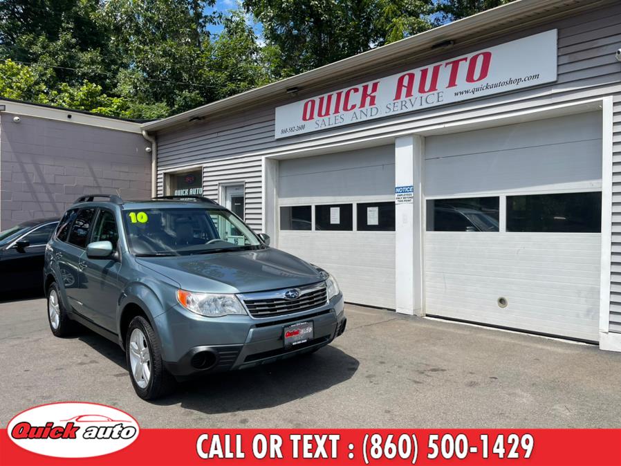 2010 Subaru Forester 4dr Auto 2.5X Premium w/All-Weather Pkg, available for sale in Bristol, Connecticut | Quick Auto LLC. Bristol, Connecticut 2010 Subaru Forester 4dr Auto 2.5X Premium w/All-Weather Pkg, available for sale in Bristol, Connecticut | Quick Auto LLC. Bristol, Connecticut
