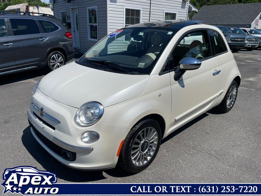 2013 FIAT 500 2dr HB Lounge, available for sale in Selden, New York | Apex Auto. Selden, New York