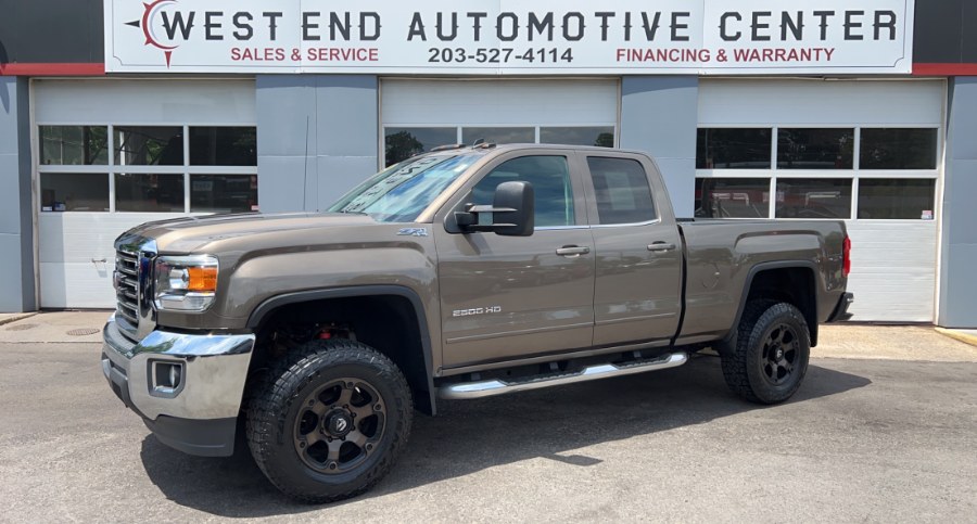 2015 GMC Sierra 2500HD 4WD Double Cab 144.2" SLE, available for sale in Waterbury, Connecticut | West End Automotive Center. Waterbury, Connecticut