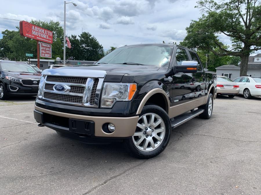 2012 Ford F-150 4WD SuperCrew 145" King Ranch, available for sale in Springfield, Massachusetts | Absolute Motors Inc. Springfield, Massachusetts