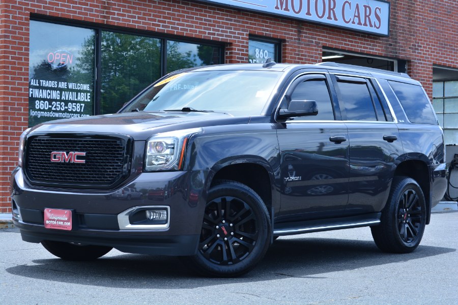 2016 GMC Yukon 4WD 4dr SLE, available for sale in ENFIELD, Connecticut | Longmeadow Motor Cars. ENFIELD, Connecticut