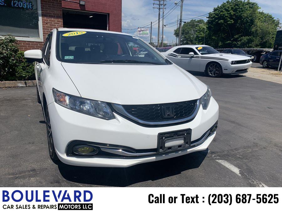 2015 Honda Civic EX Sedan 4D, available for sale in New Haven, Connecticut | Boulevard Motors LLC. New Haven, Connecticut