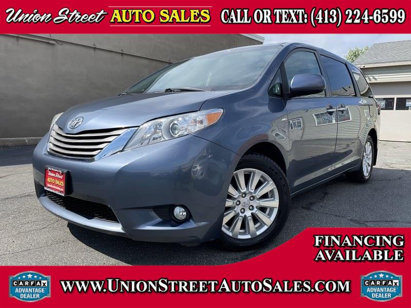 2017 Toyota Sienna XLE Premium AWD 7-Passenger (Natl), available for sale in West Springfield, Massachusetts | Union Street Auto Sales. West Springfield, Massachusetts