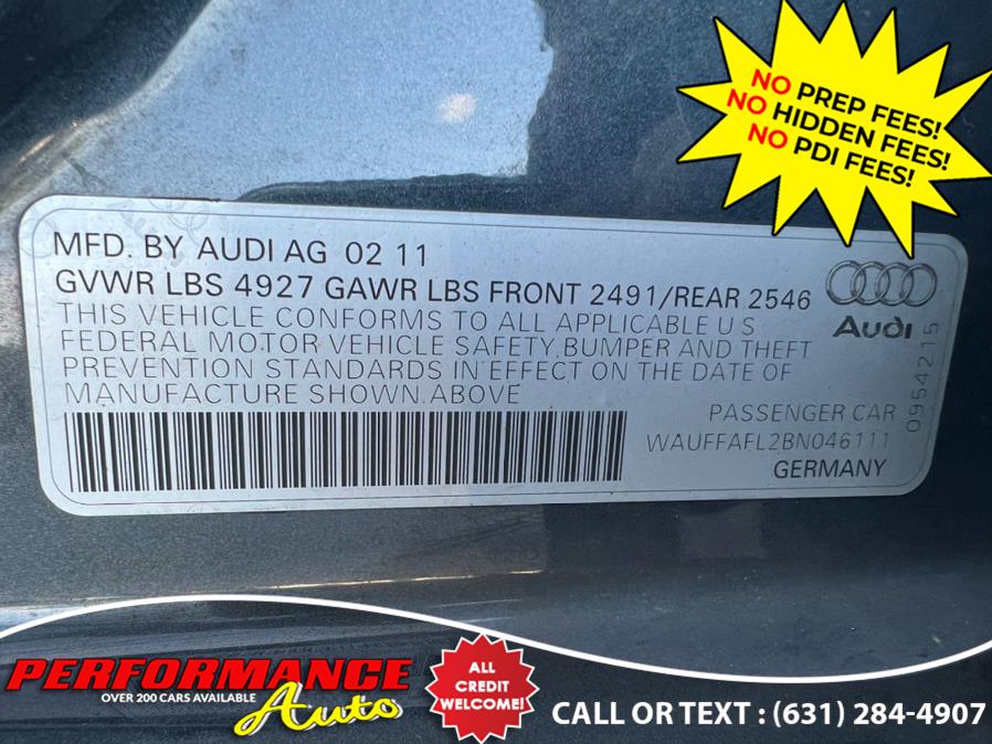 Used Audi A4 4dr Sdn Auto quattro 2.0T Premium Plus 2011 | Performance Auto Inc. Bohemia, New York Used Audi A4 4dr Sdn Auto quattro 2.0T Premium Plus 2011 | Performance Auto Inc. Bohemia, New York