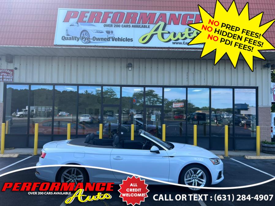 2019 Audi A5 Cabriolet Premium Plus 45 TFSI quattro, available for sale in Bohemia, New York | Performance Auto Inc. Bohemia, New York 2019 Audi A5 Cabriolet Premium Plus 45 TFSI quattro, available for sale in Bohemia, New York | Performance Auto Inc. Bohemia, New York