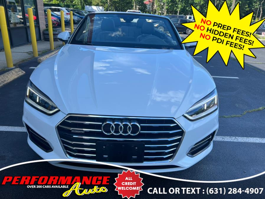 2019 Audi A5 Cabriolet Premium Plus 45 TFSI quattro, available for sale in Bohemia, New York | Performance Auto Inc. Bohemia, New York 2019 Audi A5 Cabriolet Premium Plus 45 TFSI quattro, available for sale in Bohemia, New York | Performance Auto Inc. Bohemia, New York