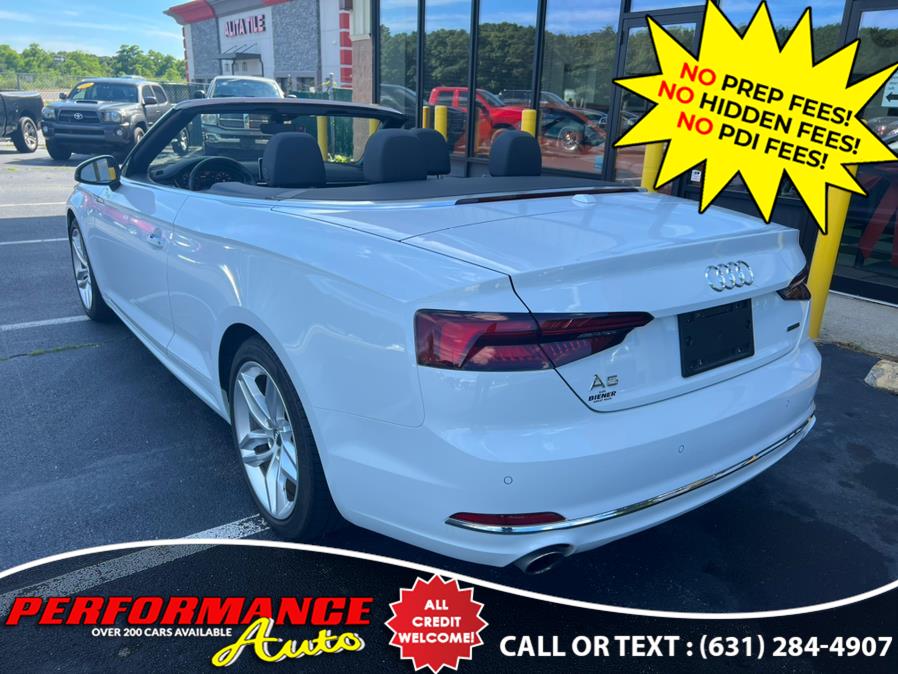 2019 Audi A5 Cabriolet Premium Plus 45 TFSI quattro, available for sale in Bohemia, New York | Performance Auto Inc. Bohemia, New York 2019 Audi A5 Cabriolet Premium Plus 45 TFSI quattro, available for sale in Bohemia, New York | Performance Auto Inc. Bohemia, New York