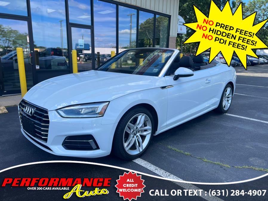 2019 Audi A5 Cabriolet Premium Plus 45 TFSI quattro, available for sale in Bohemia, New York | Performance Auto Inc. Bohemia, New York 2019 Audi A5 Cabriolet Premium Plus 45 TFSI quattro, available for sale in Bohemia, New York | Performance Auto Inc. Bohemia, New York