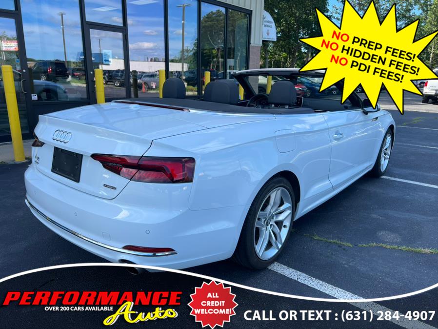 2019 Audi A5 Cabriolet Premium Plus 45 TFSI quattro, available for sale in Bohemia, New York | Performance Auto Inc. Bohemia, New York 2019 Audi A5 Cabriolet Premium Plus 45 TFSI quattro, available for sale in Bohemia, New York | Performance Auto Inc. Bohemia, New York