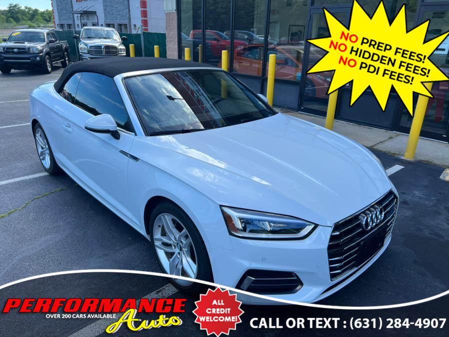 2019 Audi A5 Cabriolet Premium Plus 45 TFSI quattro, available for sale in Bohemia, New York | Performance Auto Inc. Bohemia, New York 2019 Audi A5 Cabriolet Premium Plus 45 TFSI quattro, available for sale in Bohemia, New York | Performance Auto Inc. Bohemia, New York
