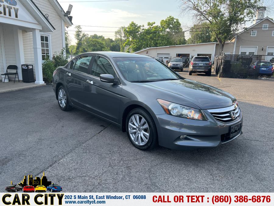 2011 Honda Accord Sdn 4dr V6 Auto EX-L, available for sale in East Windsor, Connecticut | Car City LLC. East Windsor, Connecticut 2011 Honda Accord Sdn 4dr V6 Auto EX-L, available for sale in East Windsor, Connecticut | Car City LLC. East Windsor, Connecticut