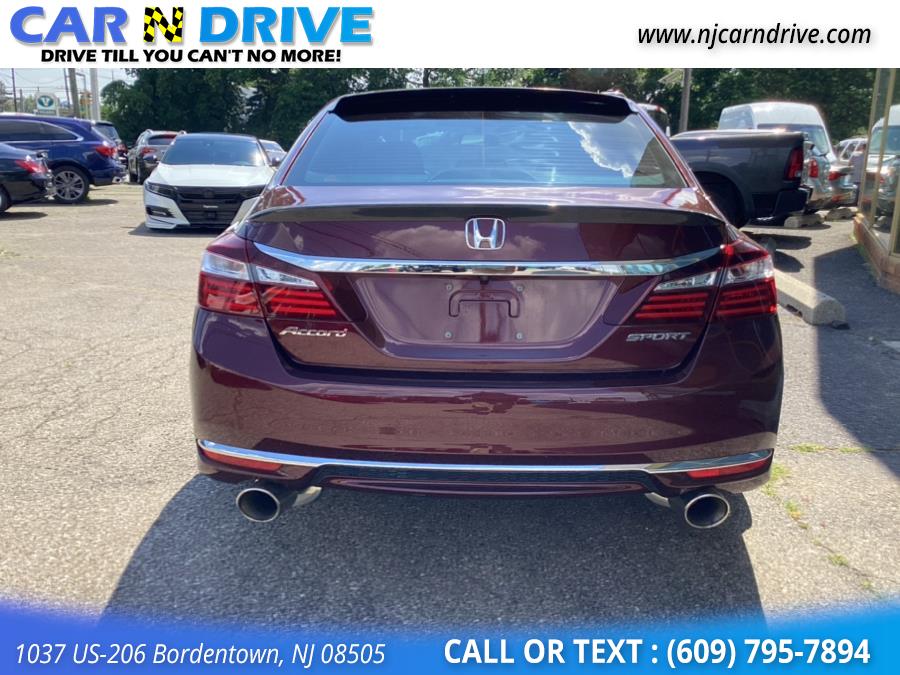 2016 Honda Accord Sport Sedan CVT, available for sale in Bordentown, New Jersey | Car N Drive. Bordentown, New Jersey 2016 Honda Accord Sport Sedan CVT, available for sale in Bordentown, New Jersey | Car N Drive. Bordentown, New Jersey