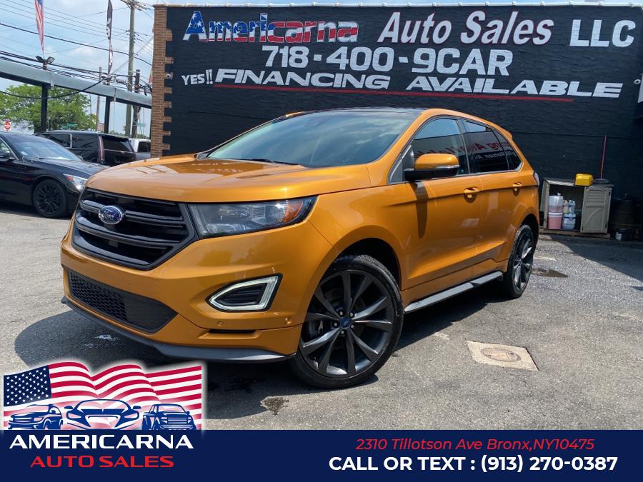 2015 Ford Edge 4dr Sport AWD, available for sale in Bronx, New York | Americarna Auto Sales LLC. Bronx, New York 2015 Ford Edge 4dr Sport AWD, available for sale in Bronx, New York | Americarna Auto Sales LLC. Bronx, New York