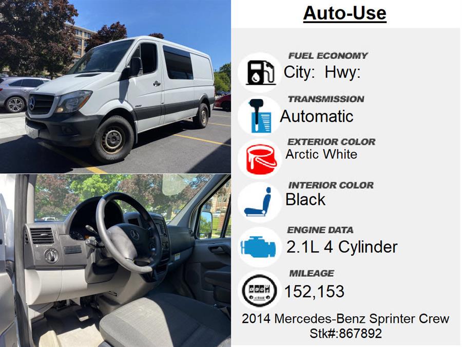 Used Mercedes-benz Sprinter Crew 2500 2014 | Autouse. Andover, Massachusetts Used Mercedes-benz Sprinter Crew 2500 2014 | Autouse. Andover, Massachusetts