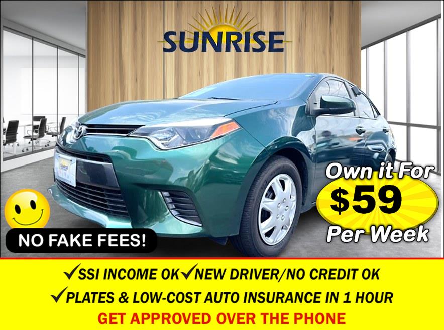 Used Toyota Corolla LE . 1 OWNER! 2016 | Sunrise Auto Sales. Rosedale, New York Used Toyota Corolla LE . 1 OWNER! 2016 | Sunrise Auto Sales. Rosedale, New York