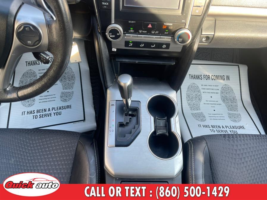 2012 Toyota Camry 4dr Sdn I4 Auto SE Sport Limited Edition (Natl), available for sale in Bristol, Connecticut | Quick Auto LLC. Bristol, Connecticut 2012 Toyota Camry 4dr Sdn I4 Auto SE Sport Limited Edition (Natl), available for sale in Bristol, Connecticut | Quick Auto LLC. Bristol, Connecticut