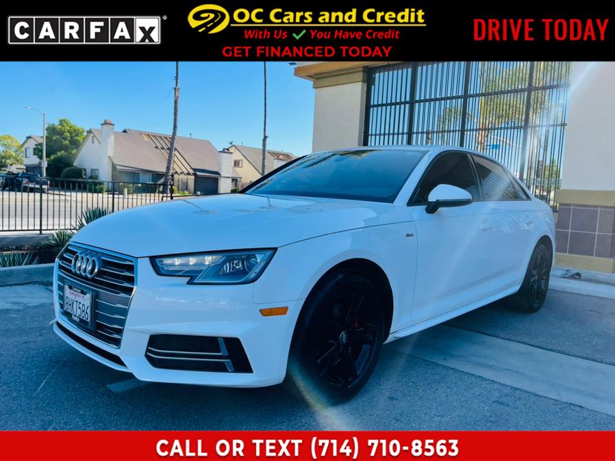 2018 Audi A4 2.0 TFSI ultra Tech Premium S Tronic FWD, available for sale in Garden Grove, California | OC Cars and Credit. Garden Grove, California