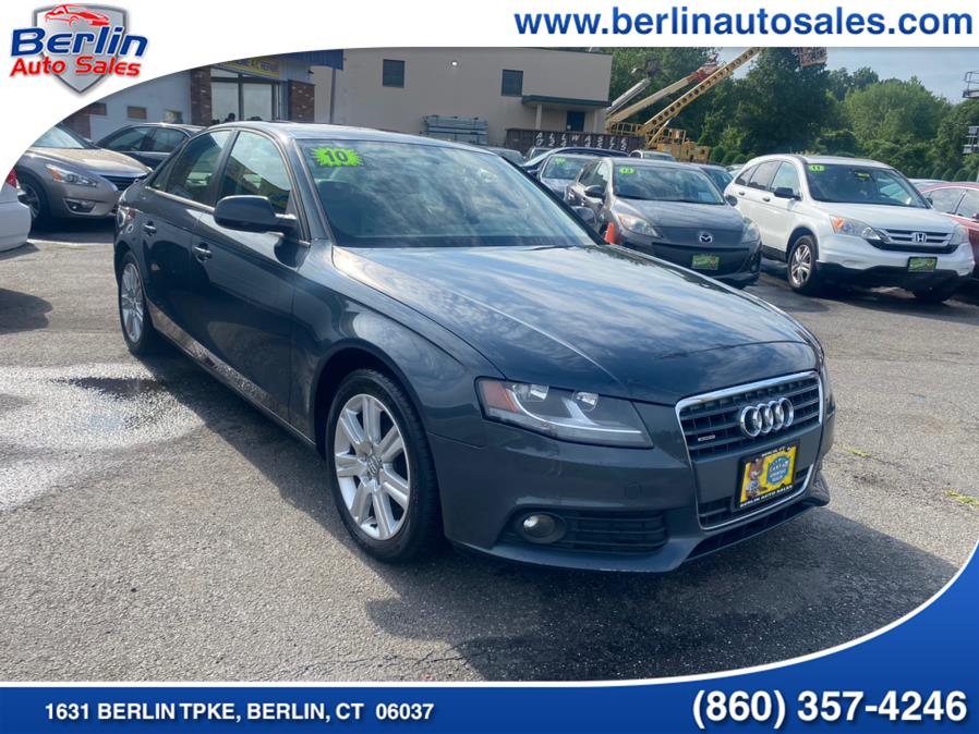 2010 Audi A4 4dr Sdn Auto quattro 2.0T Premium, available for sale in Berlin, Connecticut | Berlin Auto Sales LLC. Berlin, Connecticut 2010 Audi A4 4dr Sdn Auto quattro 2.0T Premium, available for sale in Berlin, Connecticut | Berlin Auto Sales LLC. Berlin, Connecticut