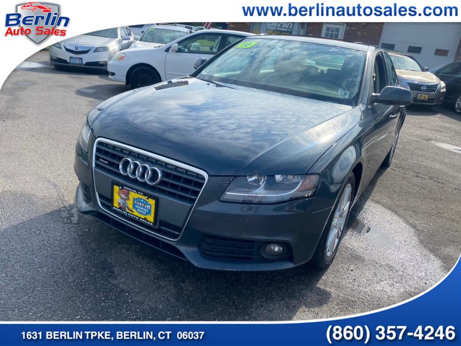 2010 Audi A4 4dr Sdn Auto quattro 2.0T Premium, available for sale in Berlin, Connecticut | Berlin Auto Sales LLC. Berlin, Connecticut 2010 Audi A4 4dr Sdn Auto quattro 2.0T Premium, available for sale in Berlin, Connecticut | Berlin Auto Sales LLC. Berlin, Connecticut