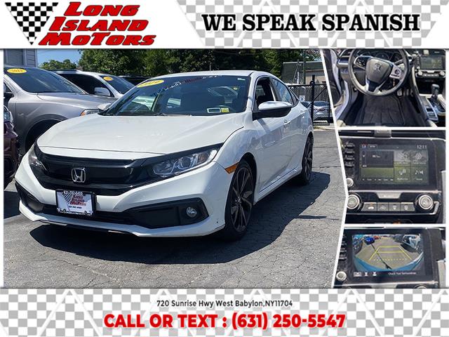 Used Honda Civic Sedan Sport CVT 2019 | Long Island Motors. West Babylon, New York