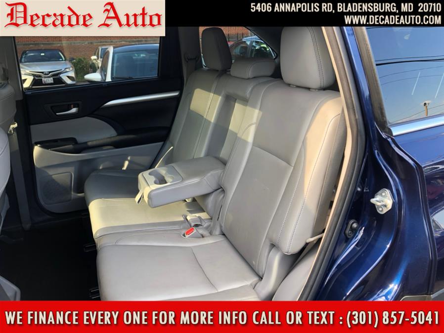 Used Toyota Highlander AWD 4dr V6 XLE (Natl) 2015 | Decade Auto. Bladensburg, Maryland Used Toyota Highlander AWD 4dr V6 XLE (Natl) 2015 | Decade Auto. Bladensburg, Maryland
