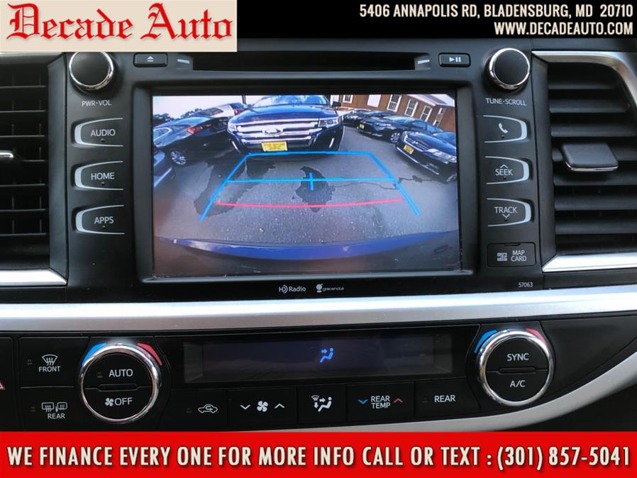 Used Toyota Highlander AWD 4dr V6 XLE (Natl) 2015 | Decade Auto. Bladensburg, Maryland Used Toyota Highlander AWD 4dr V6 XLE (Natl) 2015 | Decade Auto. Bladensburg, Maryland