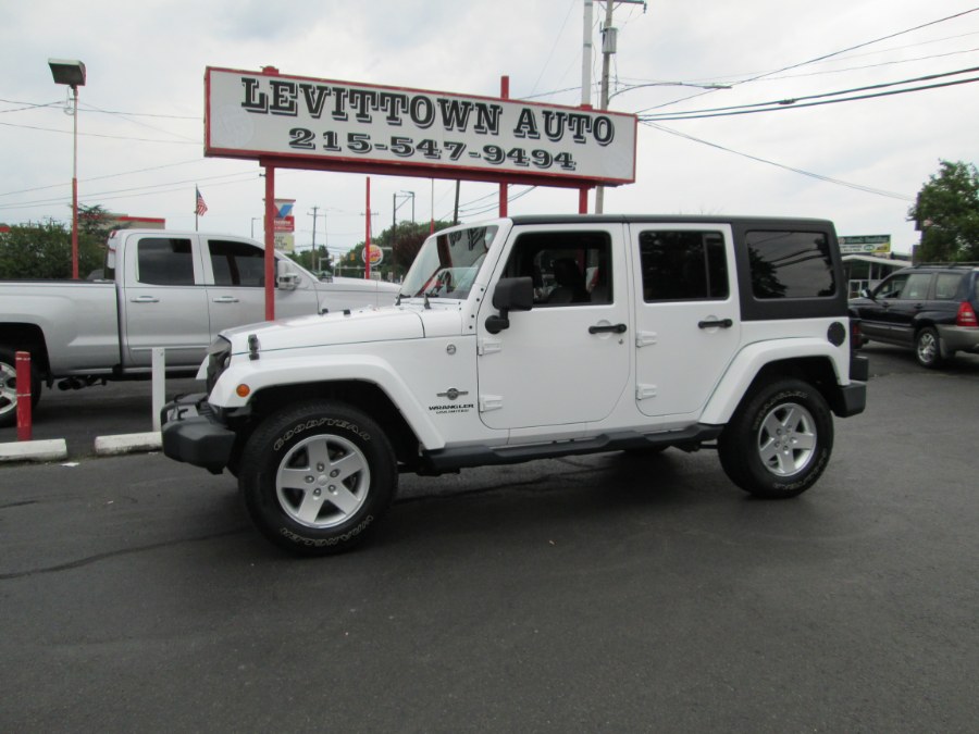 2014 Jeep Wrangler Unlimited 4WD 4dr Sport, available for sale in Levittown, Pennsylvania | Levittown Auto. Levittown, Pennsylvania