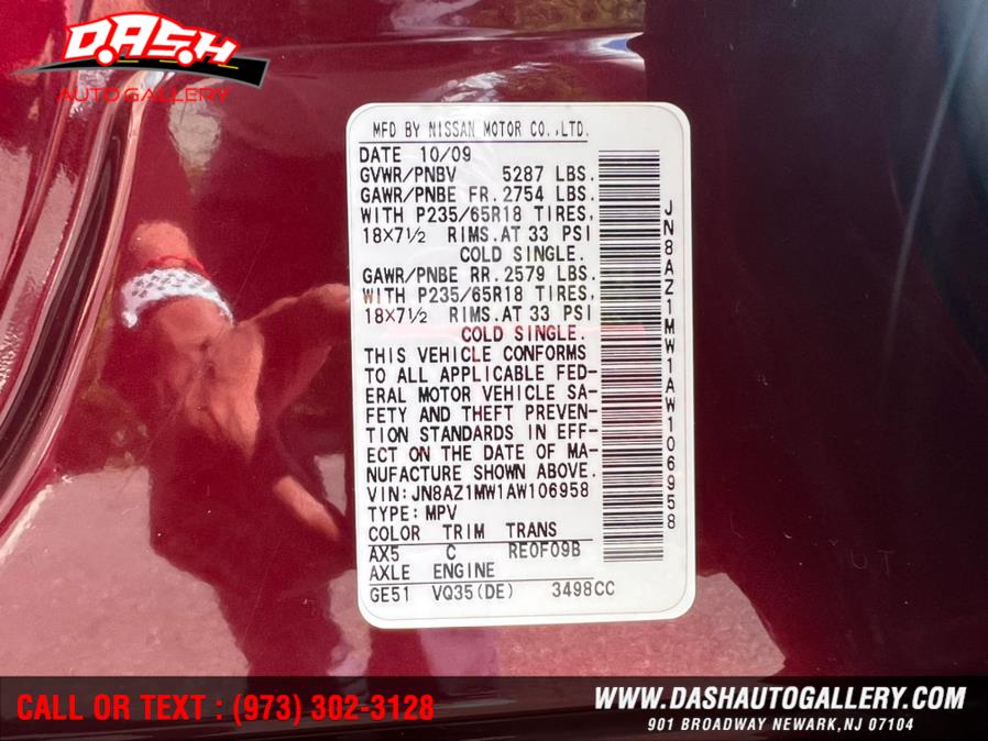 Used Nissan Murano AWD 4dr SL 2010 | Dash Auto Gallery Inc.. Newark, New Jersey Used Nissan Murano AWD 4dr SL 2010 | Dash Auto Gallery Inc.. Newark, New Jersey